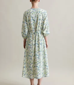 Marc O’Polo DENIM Relaxte jurk met crinkle print blueJeans Sale