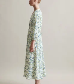 Marc O’Polo DENIM Relaxte jurk met crinkle print blueJeans Sale
