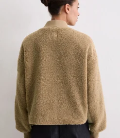 Marc O’Polo DENIM Relaxte teddy blouson brown Online