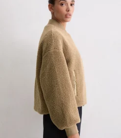 Marc O’Polo DENIM Relaxte teddy blouson brown Online