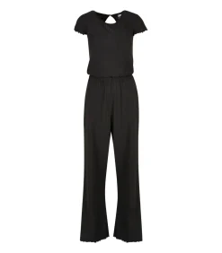 Urban Classics RIBBED - Jumpsuit - Zwart black Clearance