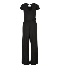 Urban Classics RIBBED - Jumpsuit - Zwart black Clearance
