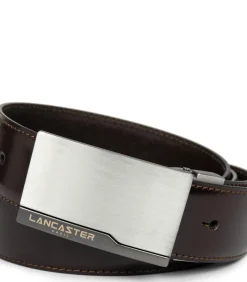 LANCASTER Riem - Ceinture Cuir Lisse Homme brown Outlet