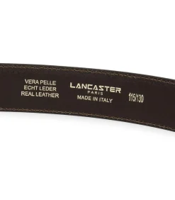 LANCASTER Riem - Ceinture Cuir Lisse Homme brown Outlet