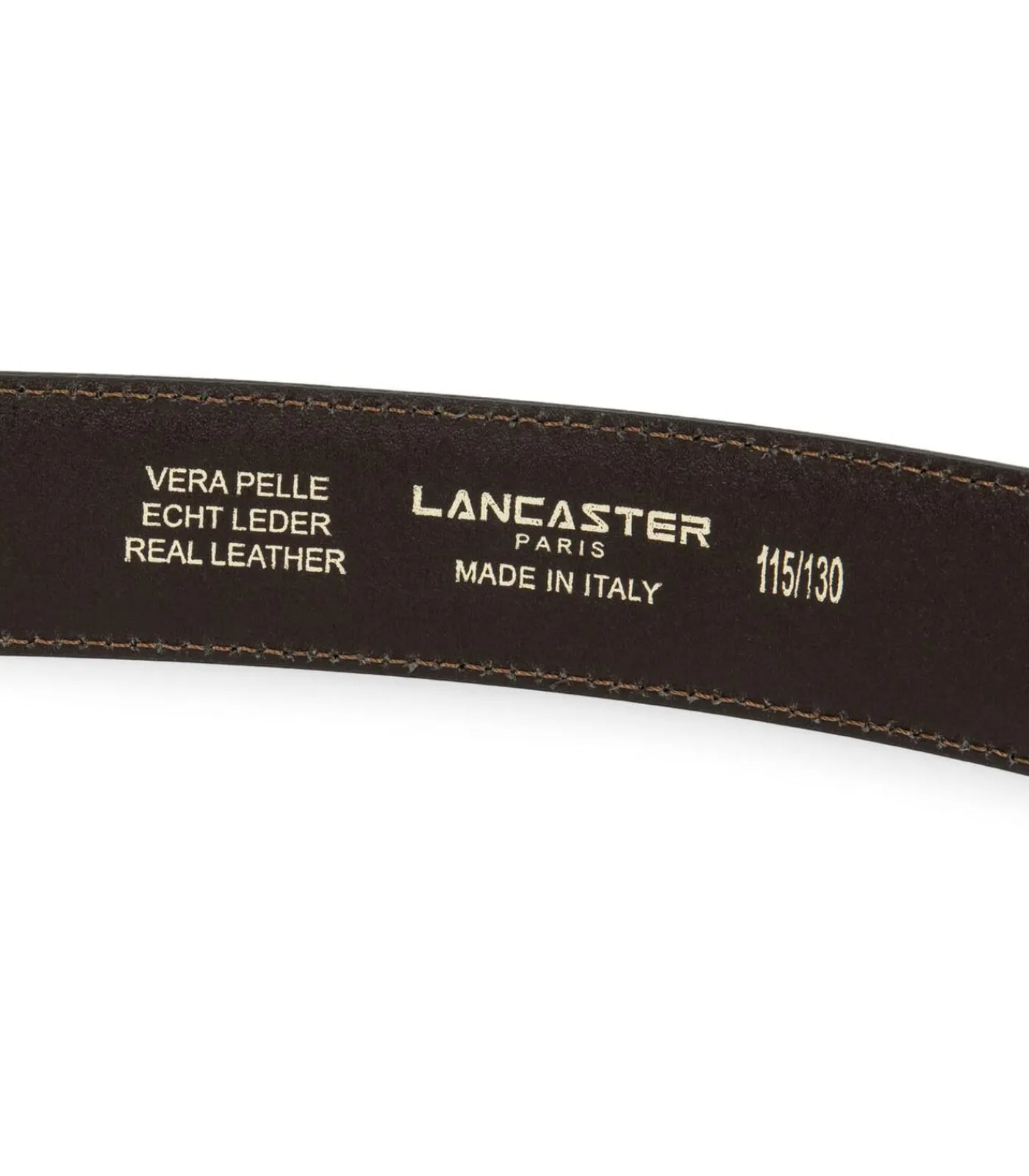 LANCASTER Riem - Ceinture Cuir Lisse Homme brown Outlet