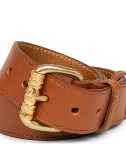 LANCASTER Riem - Ceinture Cuir Lisse Femme camel Best