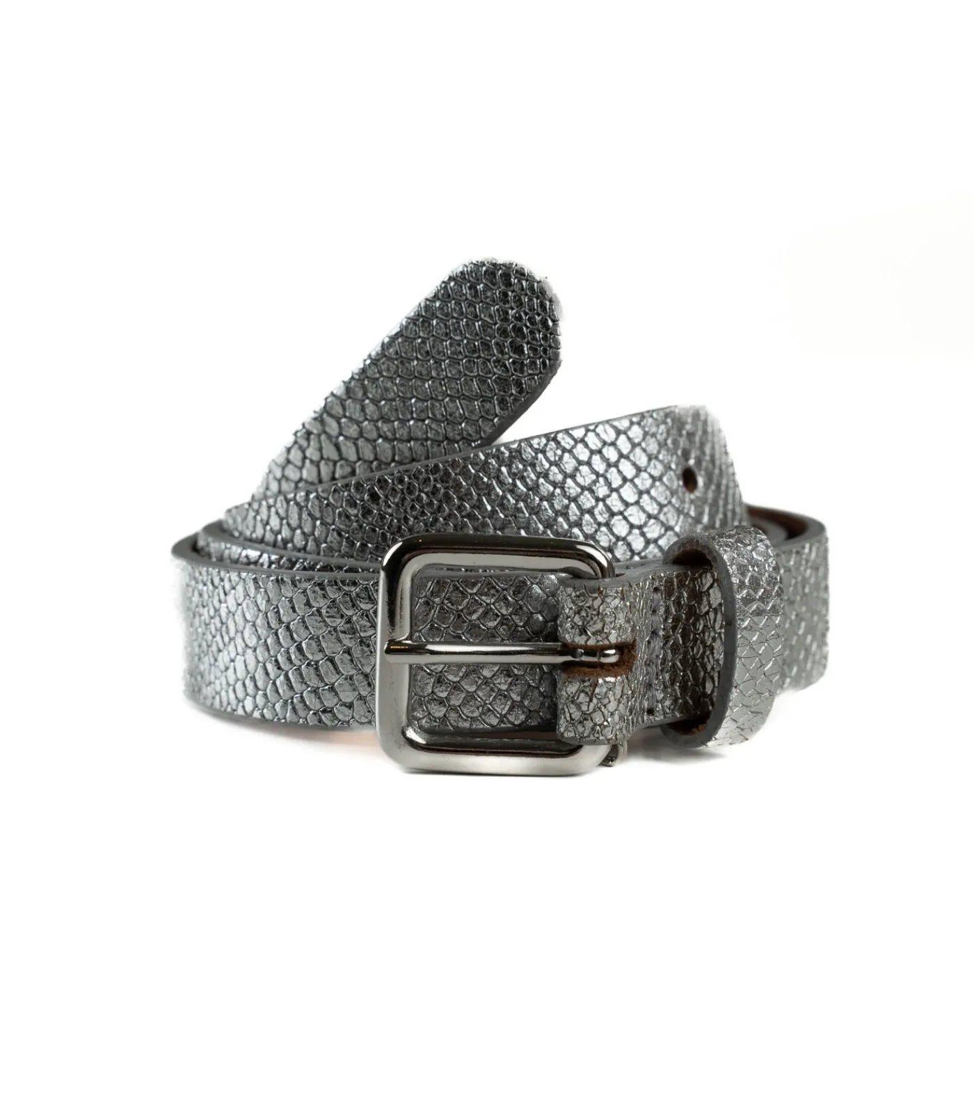 Fortex Riem 2 cm Made in Belgium Zilver silver Discount