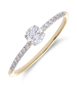 Lucardi Ring 14 Karaat Goud gold Discount