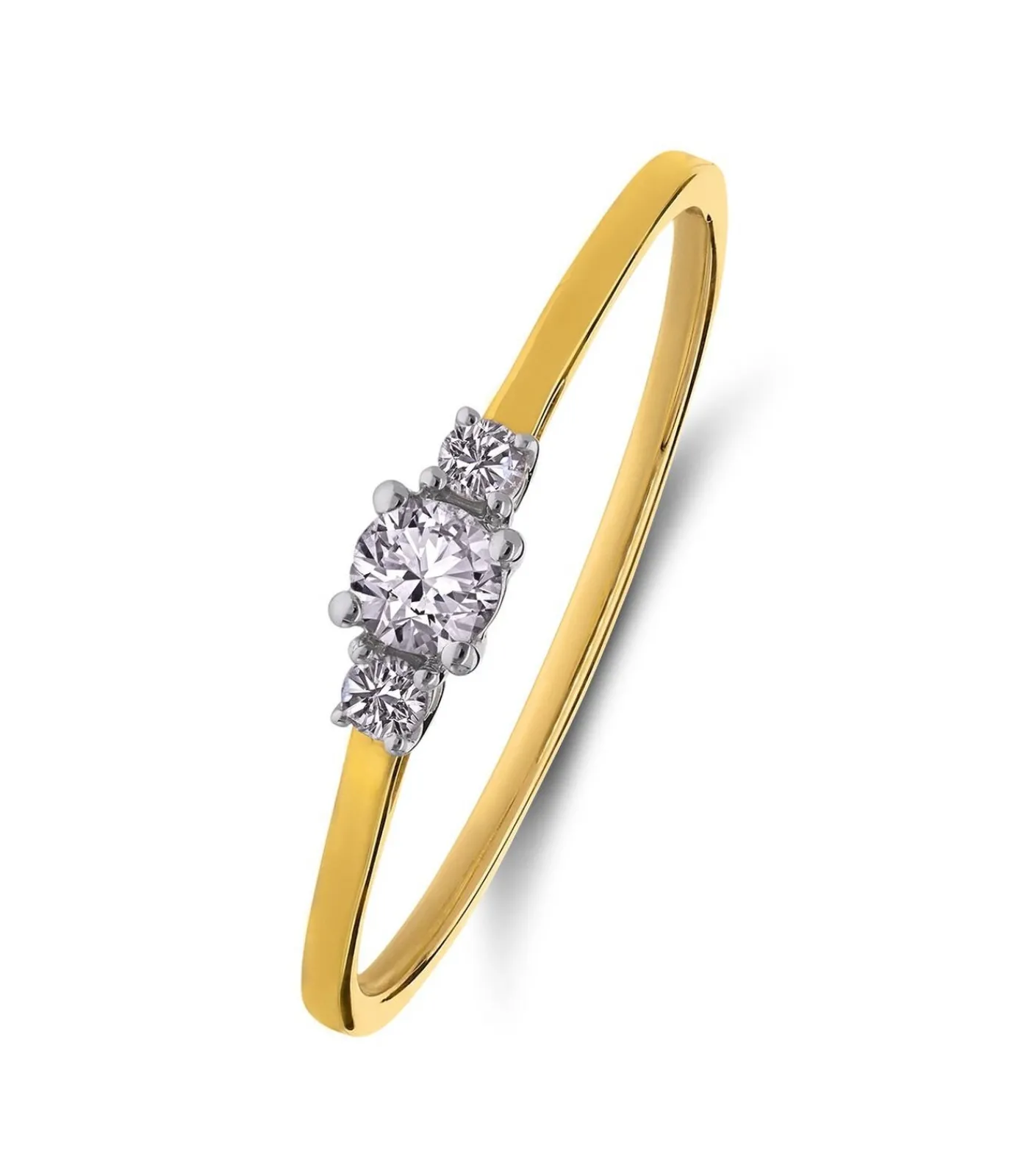 Lucardi Ring 14 Karaat Goud gold Hot