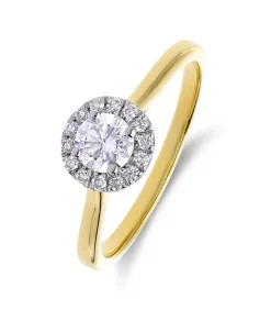 Lucardi Ring 14 Karaat Goud - Geelgoud gold Best