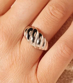 Lucardi Ring 925 Zilver - Croissant silver Best