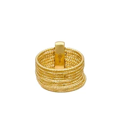 MES BIJOUX Ring "Alcor" Zilver 925 / 1000 verguld gold Online