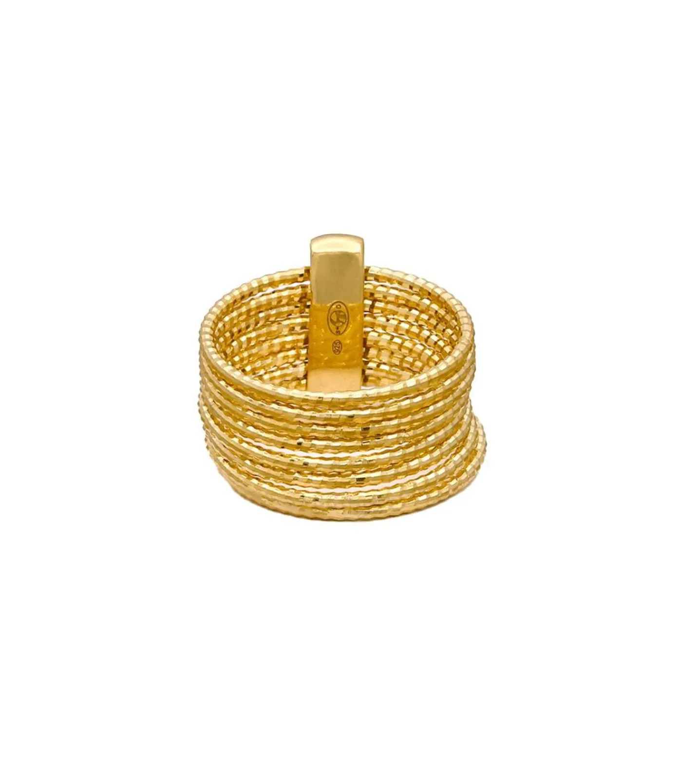 MES BIJOUX Ring "Alcor" Zilver 925 / 1000 verguld gold Online