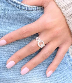 MES BIJOUX Ring "Cephee" Zilver 925 / 1000 silver New