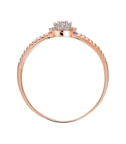 MES BIJOUX Ring "Côme" Goud en Diamanten roseGold