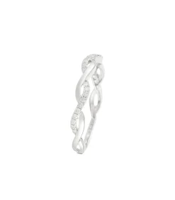 MES BIJOUX Ring "Marudi" witgoud en Diamanten silver Discount