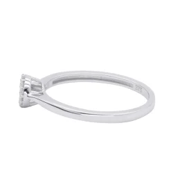MES BIJOUX Ring "Mon Unique" witgoud en diamanten silver Discount