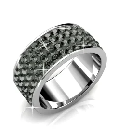 MYC-Paris Ring Roller - Oostenrijks kristal van zeer hoge kwaliteit silver/gray Discount
