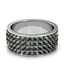 MYC-Paris Ring Roller - Oostenrijks kristal van zeer hoge kwaliteit silver/gray Discount