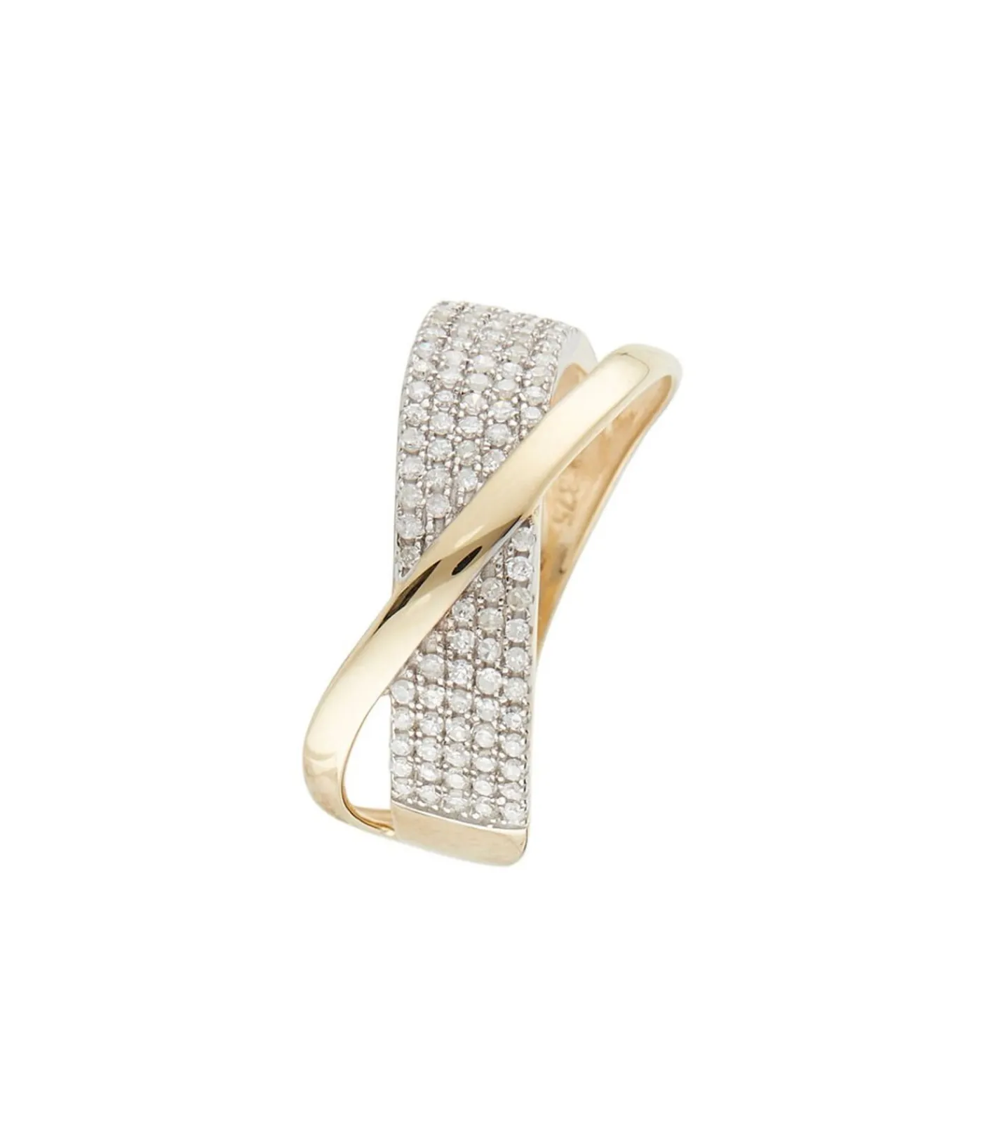 MES BIJOUX Ring "Shan" Goud en Diamanten gold Outlet