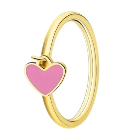 Lucardi Ring Staal oldPink Sale