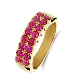 Lucardi Ring Staal gold Best