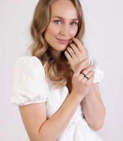 Lucardi Ring Staal silver Hot