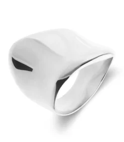 Lucardi Ring Staal silver Discount