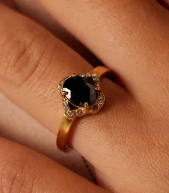 Lucardi Ring Staal - Goudkleurig gold New