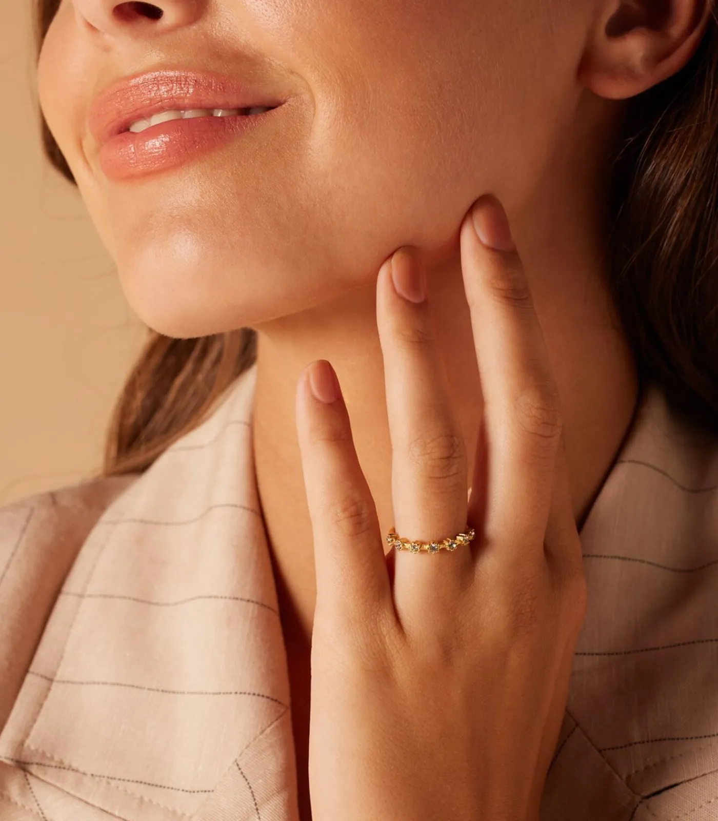Lucardi Ring Staal - Goudkleurig gold Best