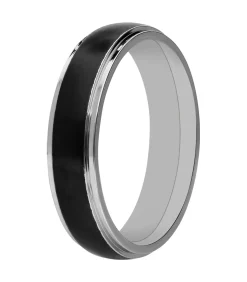 Lucardi Ring Staal - Zilverkleurig silver