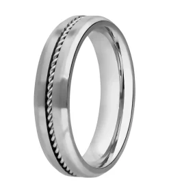 Lucardi Ring Staal - Zilverkleurig silver Hot