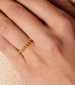 Lucardi Ring Staal - Zilverkleurig gold Discount