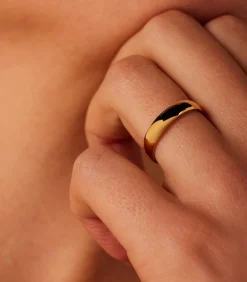 Lucardi Ring Staal - Zilverkleurig gold Hot