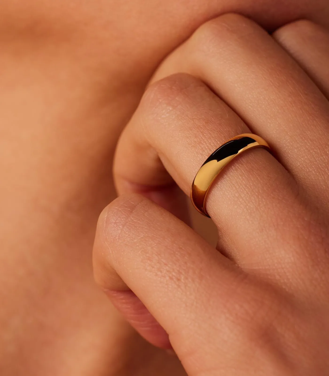 Lucardi Ring Staal - Zilverkleurig gold Hot