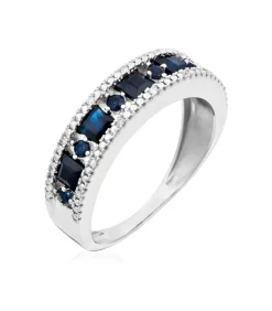 MES BIJOUX Ring "Surat" Goud en Diamanten silver