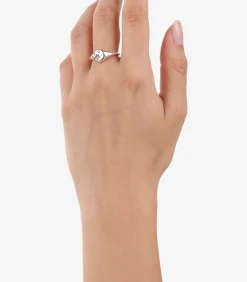 s.Oliver Ring voor dames, 925 Sterling zilver, zirkonia synth. roseGold Sale