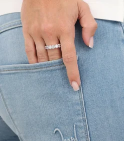 JOOP! Ring voor dames, 925 Sterling zilver, zirkonia synth. silver Hot