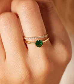Lucardi Ring Zilver gold Discount
