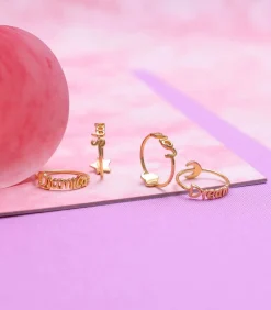 Lucardi Ring Zilver gold Hot