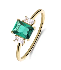 Lucardi Ring Zilver gold Best
