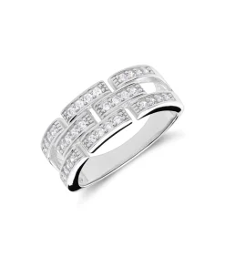 Lucardi Ring Zilver silver Discount