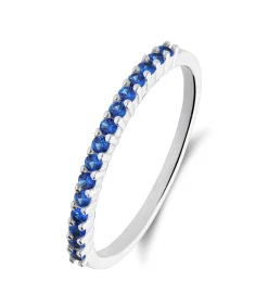 Lucardi Ring Zilver - Goudkleurig blue Best