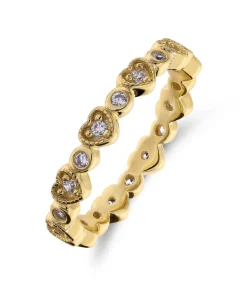 Lucardi Ring Zilver - Goudkleurig gold Online