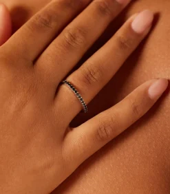 Lucardi Ring Zilver - Goudkleurig black Online