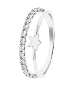 Lucardi Ring Zilver - zilverkleurig silver Best