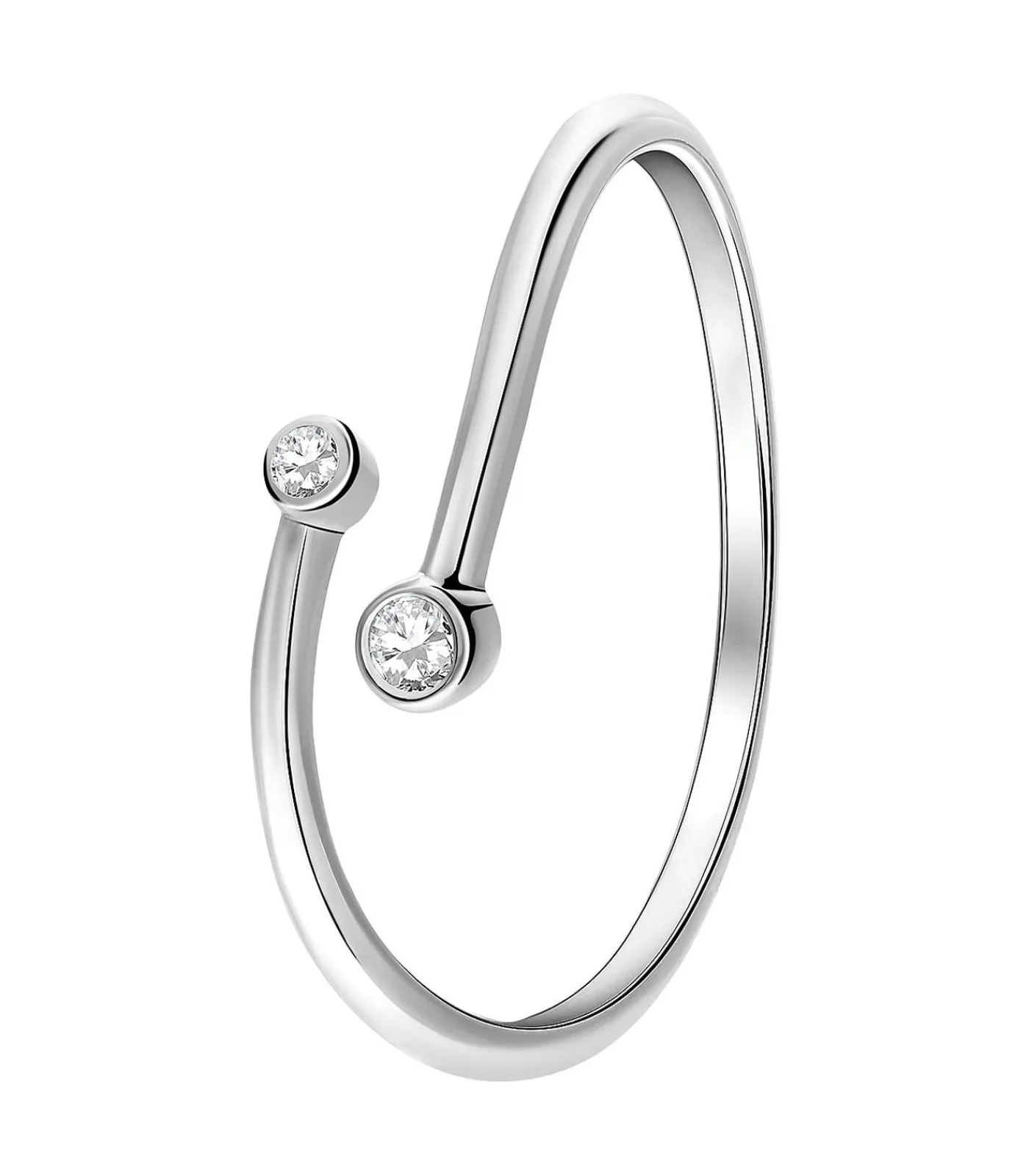 Lucardi Ring Zilver - Zilverkleurig silver Best