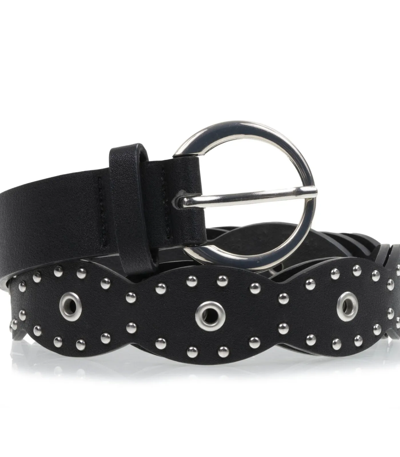 ISOTONER Rockriem voor dames Zwart leer black Discount