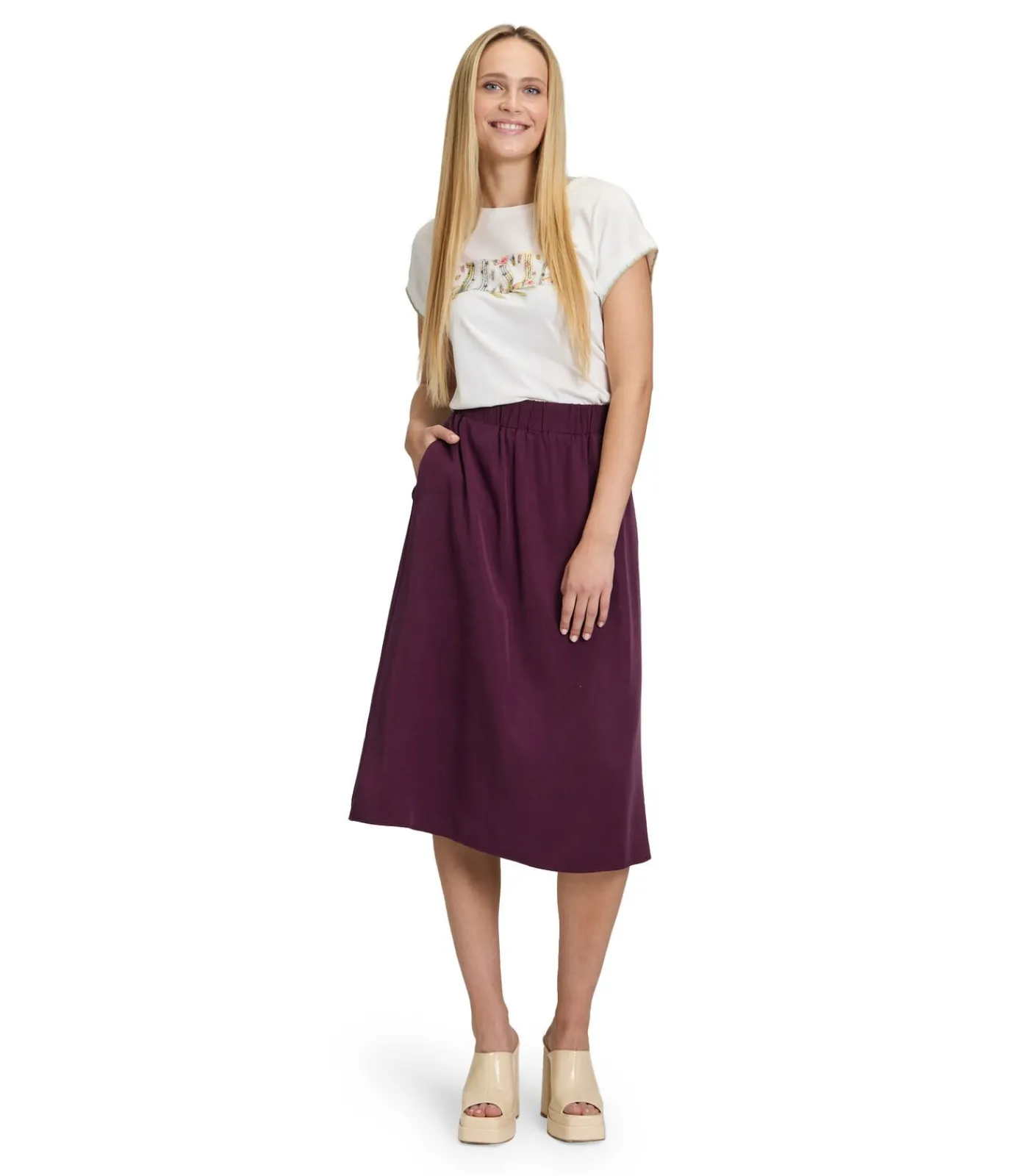 Cartoon Rok in A-lijn purple Best