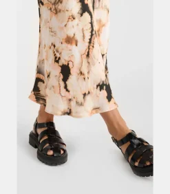 Le Temps des Cerises Rok recht LORENA orange Clearance